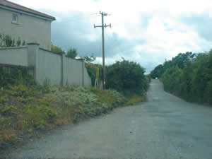 New Orchard Road in Kilkenny before Enhancement